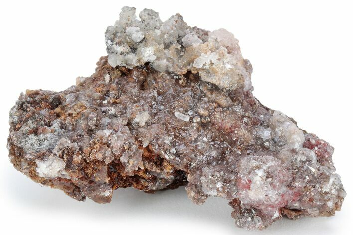 Quartz and Calcite with Metacinnabar Inclusions - Cocineras Mine #219860
